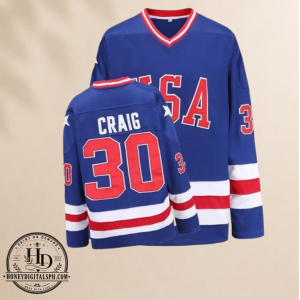 1980s USA Hockey Style Jersey Stitched 2 1 11